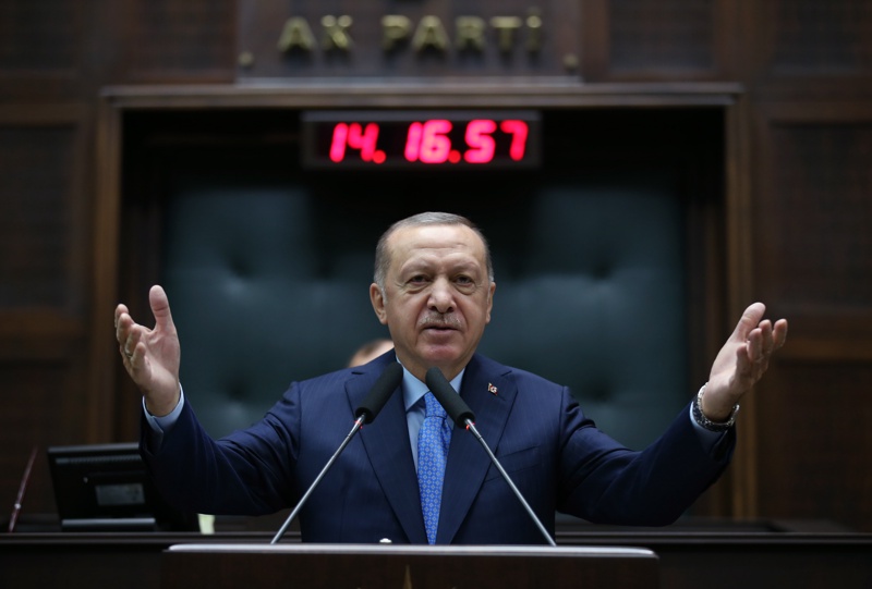 На снимката Реджеп ЕрдоганПрезидентът Тайип Ердоган се стреми да удължи