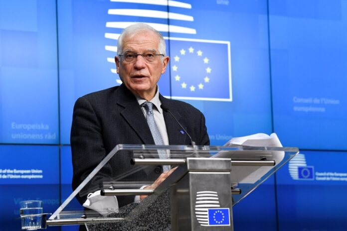 На снимката Жозеп Борел върховният представител на Европейския съюз по