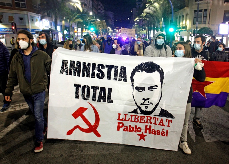 протести Пабло Хасел