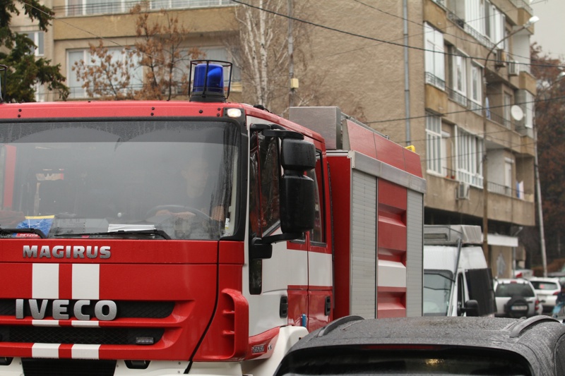 Пожар в Нова Загора Вчера в 19 58 часа е