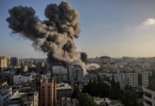 Газа обстрел