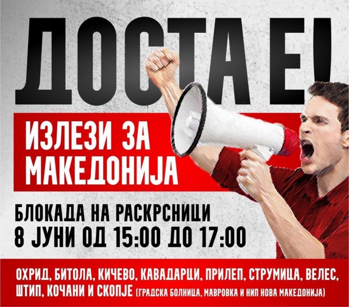 ВМРО-ДПМНЕ блокади