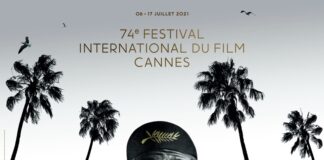 Официален плакат за 74-ия филмов фестивал в Кан
