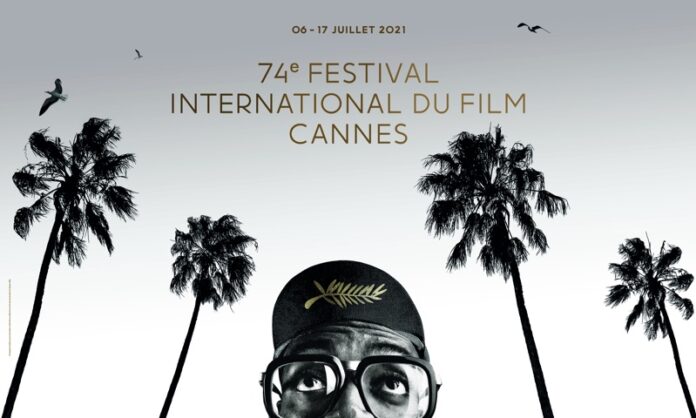 Официален плакат за 74-ия филмов фестивал в Кан