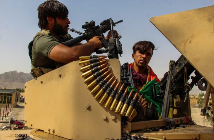 Афганистанските сили за сигурност, талибани