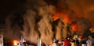 пожар в Covid отделение в болница в град Тетово