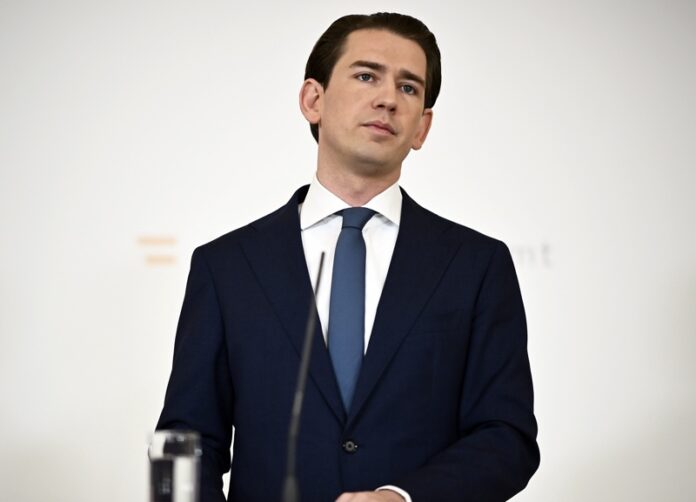 Австрийският канцлер Себастиан Курц обявява оставката си