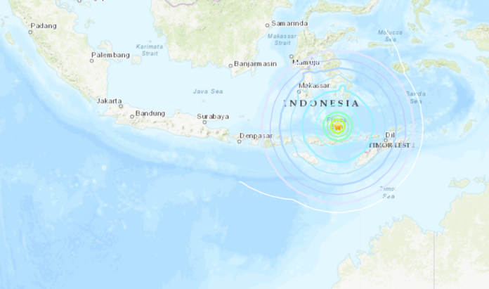 земетресение в Индонезия