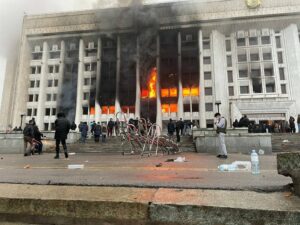 пожар в казакстан