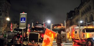отава, Канада, протести