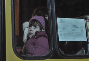 дете, евакуация, Донецк