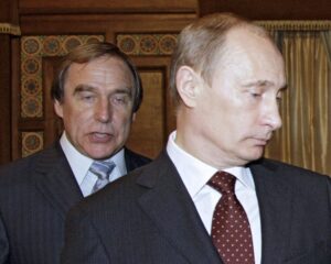 Сергей Ролдугин и Владимир Путин