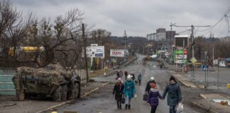 евакуация, Украйна