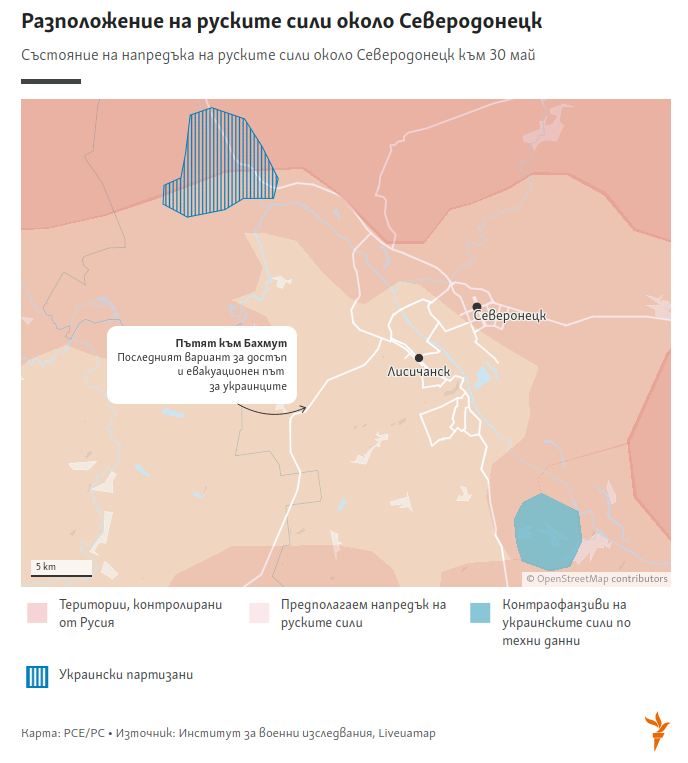 Карта Севернодонецк