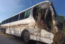 Сръбски автобус, катастрофа