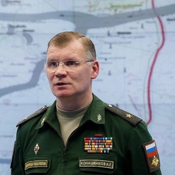Говорителят на министерството на отбраната на Русия Игор Конашенков. Снимка: