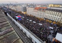 Чехия - шествие за Украйна
