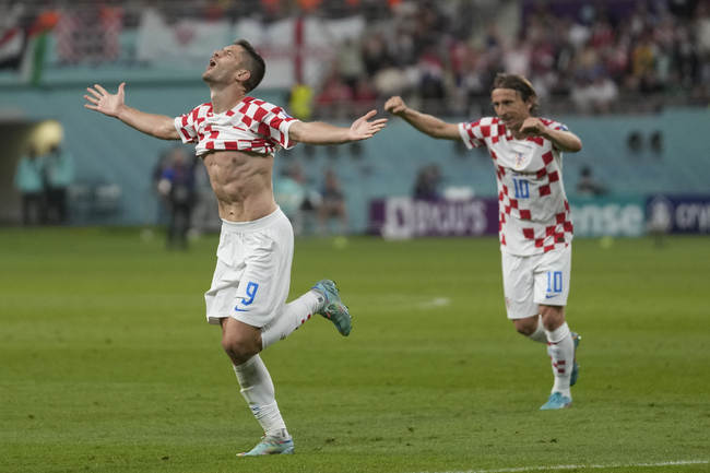 Снимка: БТААндрей Крамарич вкара два гола, а Хърватия победи с