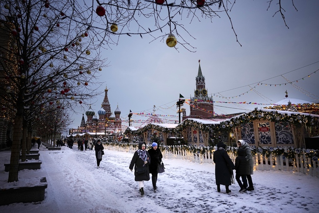 Големи преспи се очакват в Москва Снимка АПОбилен снеговалеж в