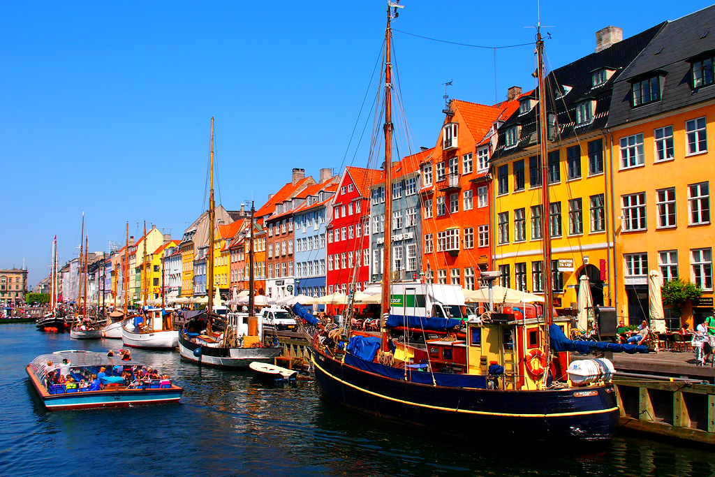 Пристанището "Нихавн" - Копенхаген, Дания