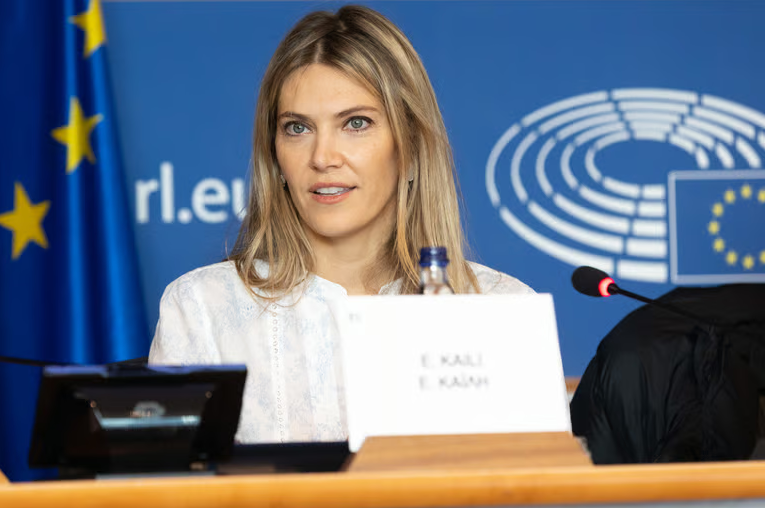 На снимката Ева КаилиГръцката евродепутатка от Прогресивния алианс на социалистите