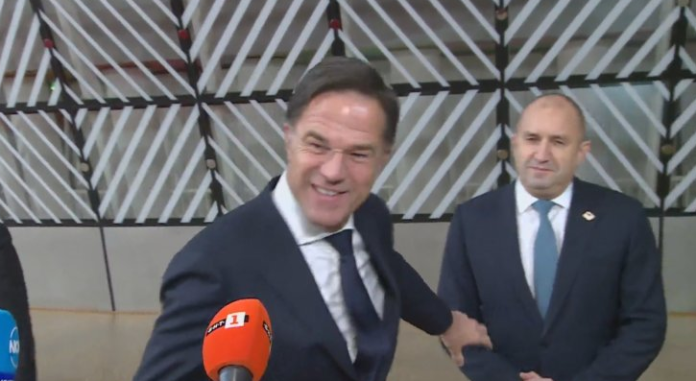 Марк Рюте, Румен Радев Марк Рюте, Румен Радев