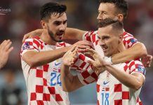 Хърватите се радват на победата