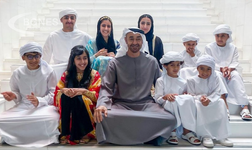 Семейството на президента на ОАЕ. Снимка: БГНЕССемейството на президента на