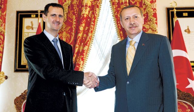 На снимката Башар ал Асад и Реджеп Тайип ЕрдоганГодини наред