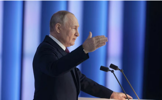 Руският президент Владимир Путин обвини днес Запада че използва конфликта