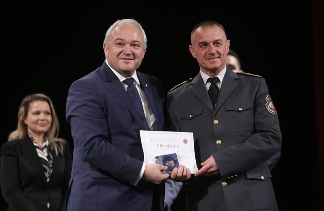 Началникът на Районната служба в Горна Оряховица главен инспектор Георги