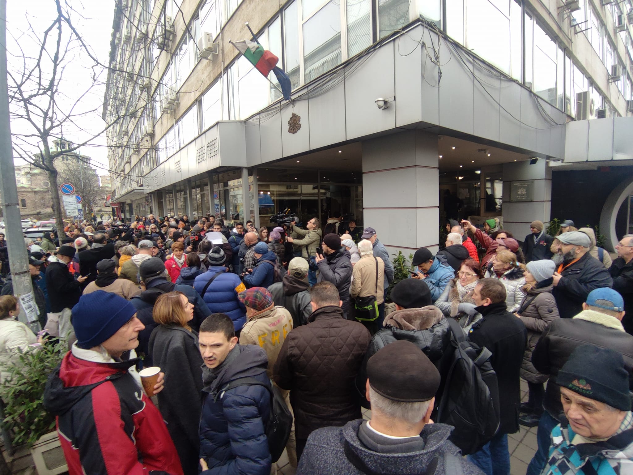 Протест в защита на режисьора Александър Морфов се проведе днес