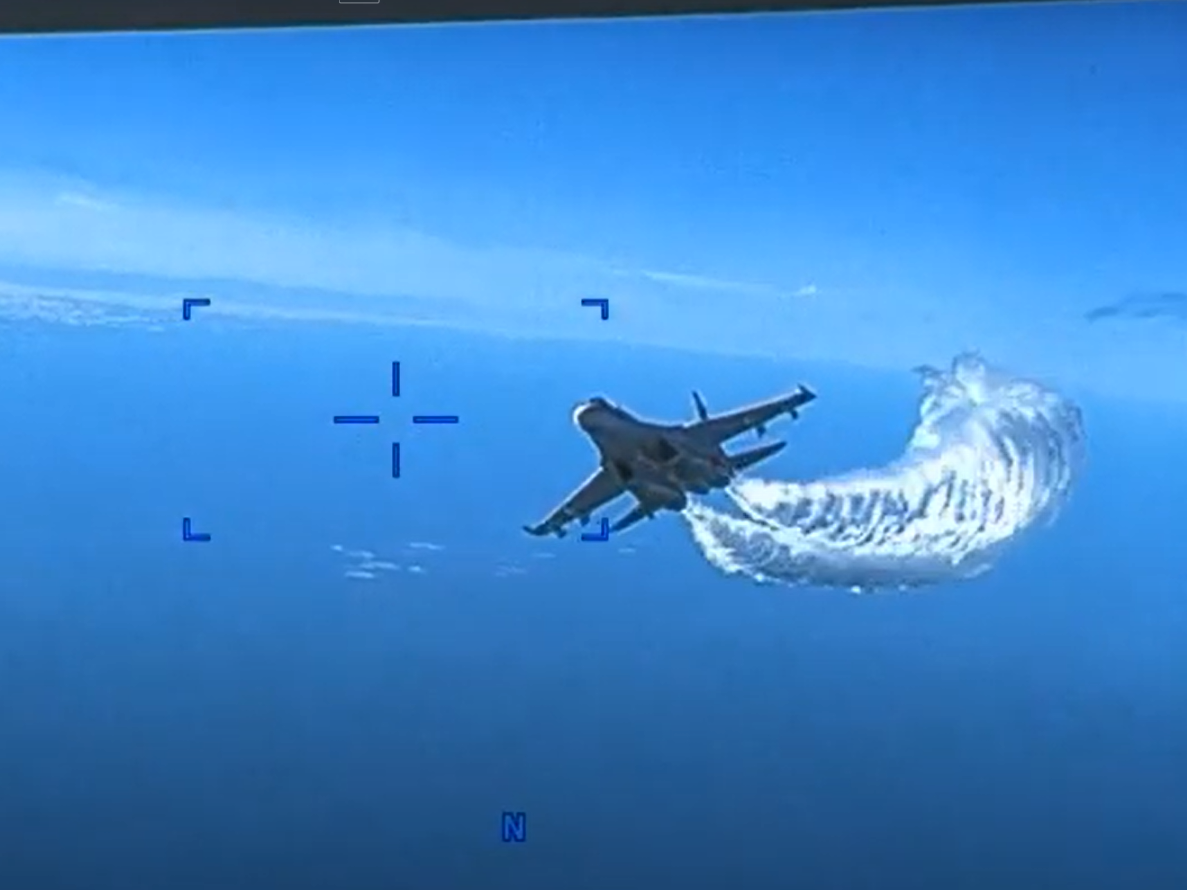 Военновъздушните сили на САЩ публикуваха видеозапис запечатал последните моменти от