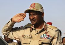 Ген. Мохамед Хамдан Дагало, командирът на паравоенните Сили за бърза подкрепа