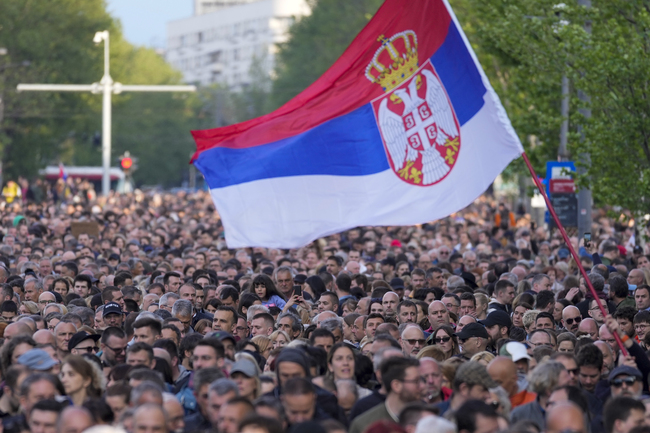 Втори масов протест се проведе в столицата на Сърбия в