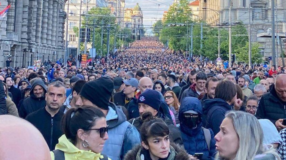 Протест, Сърбия