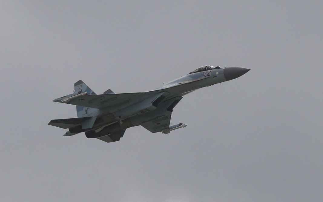 Изглежда Русия е загубила още един многоцелеви изтребител Су 35 Flanker E