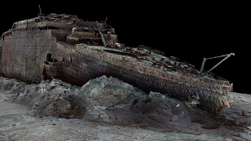 Учените създадоха първия пълноразмерен и триизмерен цифров скенер на Титаник