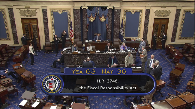 Сенатът на САЩ одобри днес с 63 срещу 36 гласа
