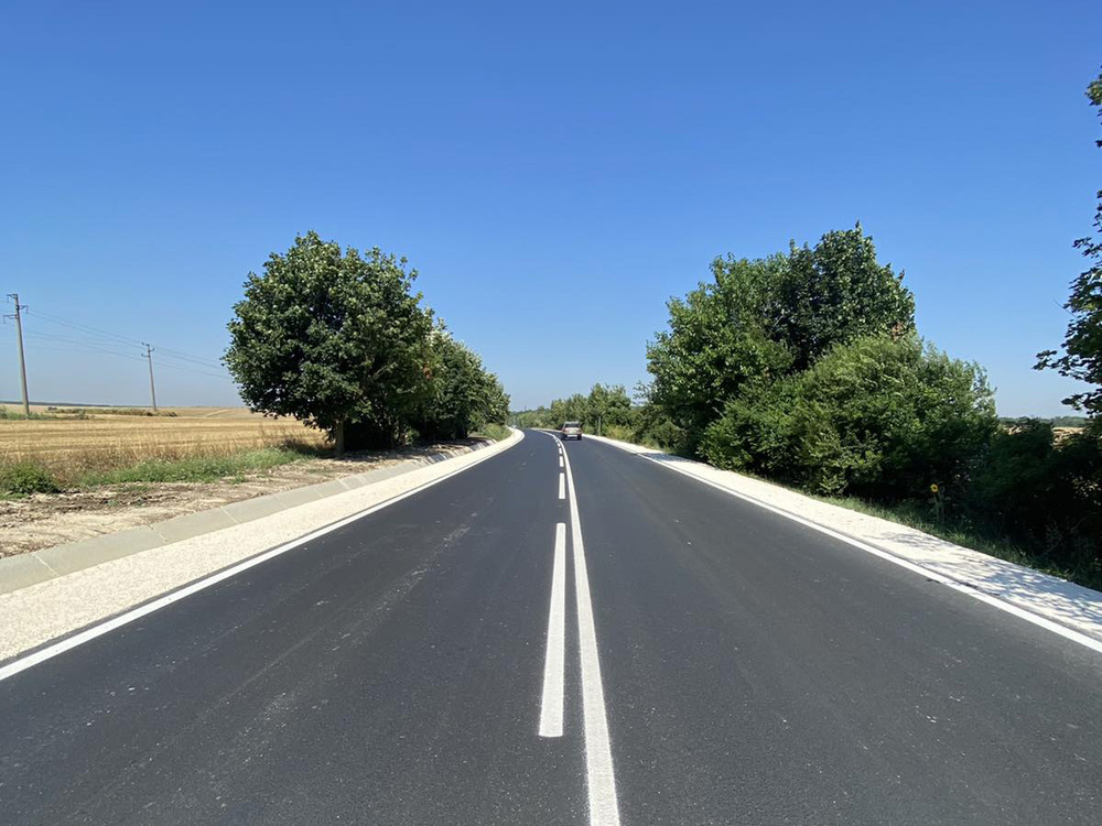 Приключи ремонтът на още 22 3 км от пътя Русе –