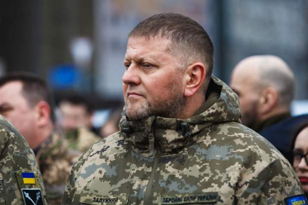 Главнокомандващият на въоръжените сили на Украйна генерал Валерий Залужни изрази