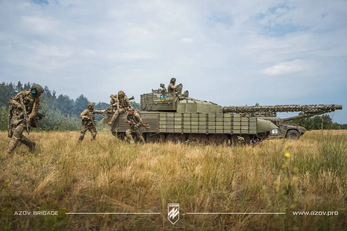 Бригадата със специално предназначение Азов се върна на фронта съобщи