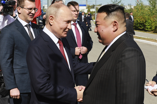 Путин и Ким Чен-ун