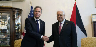 Блинкън с палестинския президент