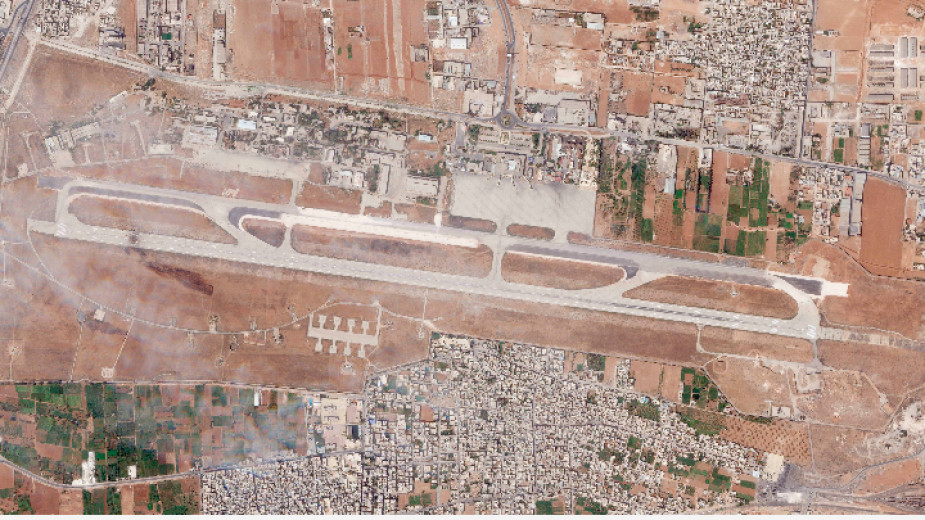 Главните летища на сирийската столица Дамаск и най-многолюдния град в