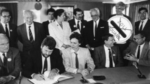Подписване на Шенгенското споразумението (14 юни 1985 г.)