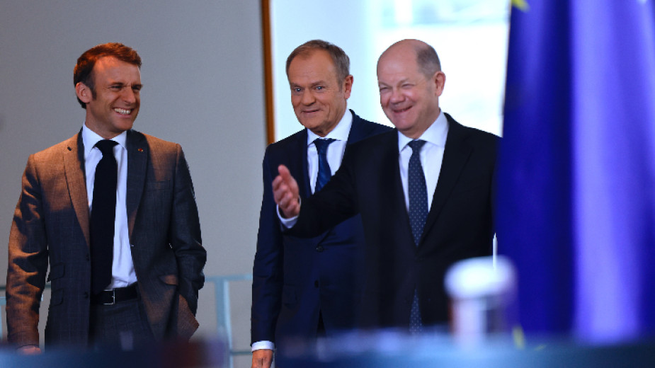 СподелиЛидерите на Германия, Франция и Полша обявиха коалиция за снабдяване