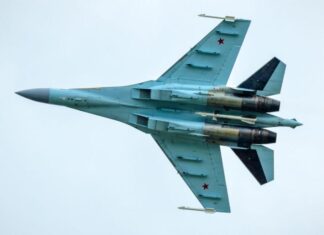 На снимката: Су-35