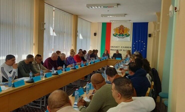 Представители на Агенцията за закрила на детето разискваха в Сливен как да се противодейства на ранните бракове и раждания Снимка: БТА