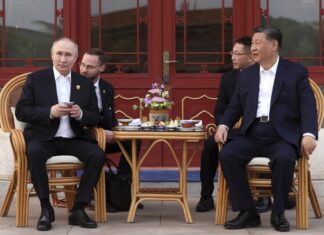 Президентите на Русия и на Китай Владимир Путин и Си Цзинпин